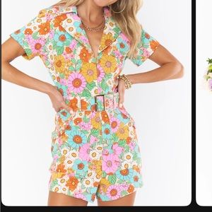 Outlaw floral Show Me Your Mumu Romper